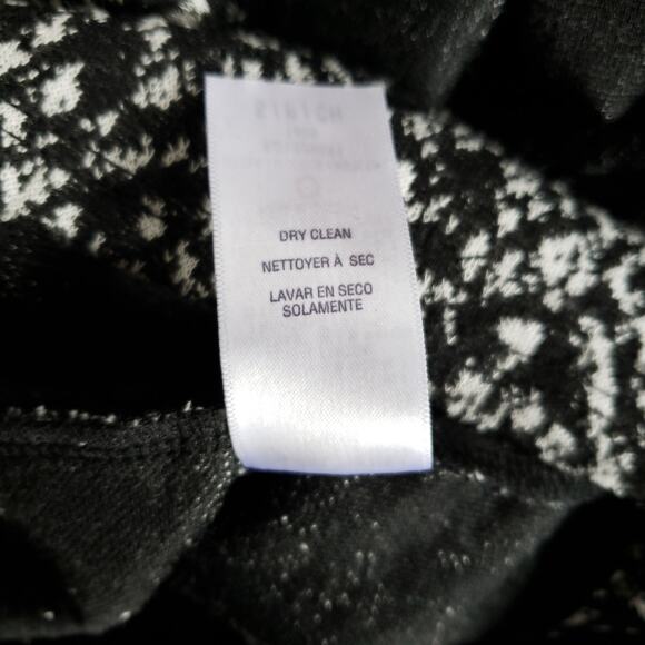 Ella Moss Boa Drop Waist Knit Dress Black Sleeveless Pockets Women Small - Picture 11 of 11